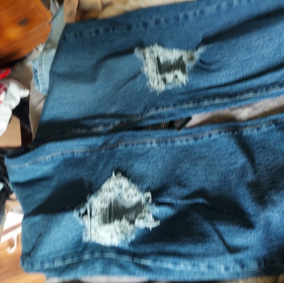 Super high rise baggy Wild Fable distressed jeans - Picture 7 of 9